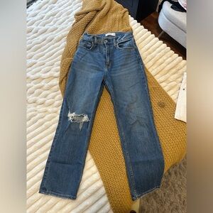 Abercrombie & fitch ankle straight jeans